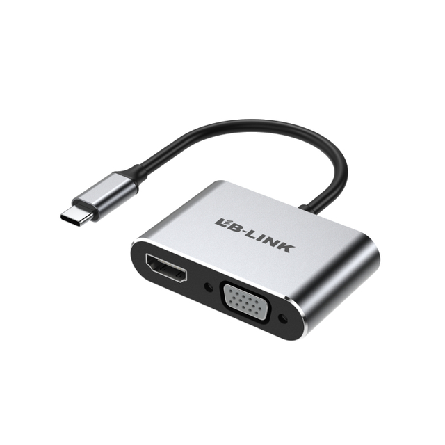 C410P USB Type-C 4 ใน 1 ฮับ